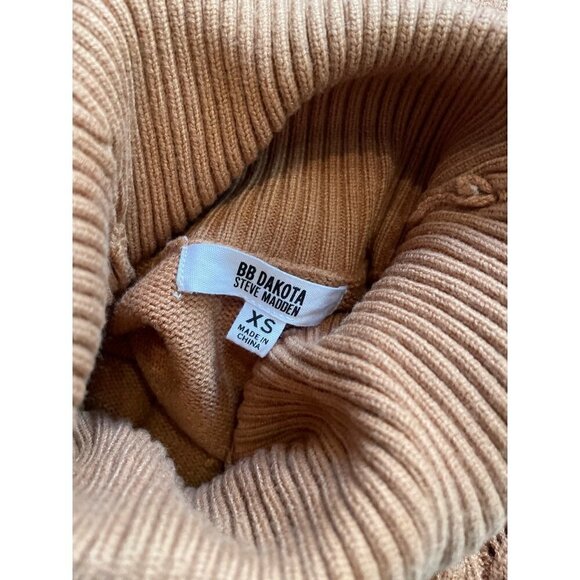 BB Dakota by Steve Madden Put A Wing On It Sweater in Light Camel XSmall - Picture 9 of 13